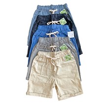 시원시원한 린넨(마) 스판 밴딩 포켓 4부 반바지 L XL사이즈