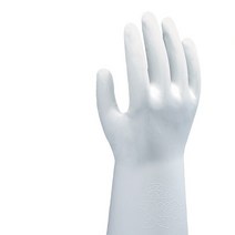 내화학PVC코팅장갑 내산롱글러브 내유 얇은 정밀작업용 석유 화학, 사이즈