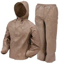 FROGG TOGGS 남성용 스탠다드 울트라 라이트 2 경량 비옷 카키 XL, Large, Khaki