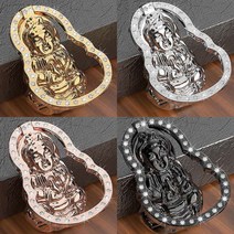 Joyce shop 오래달리기 스마트폰 그립톡 달마 불교 부처님 관세음보살 달마 달마도 포대화상 포대 금복주 관음불 핑거톡 그립톡 스마트톡, 달마그립톡/2번블랙