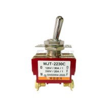 우진 납땜형 나사형 온오프 복귀 토글 스위치 WJT, 4.WJT-2230C
