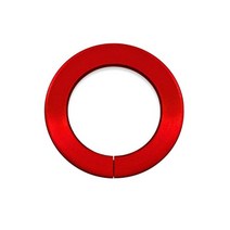 자동차 원격 시동 제어 경보기 자동차 엔진 시작/정지 버튼 키리스 엔트리 시스템 스티커 닛산 Qashqai J1, 04 Red Ring