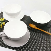 킴스 빅 라떼잔 라떼접시, 빅 라떼접시(화이트)