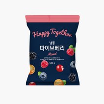 [생활앤] 냉동 파이브베리 500g, 3개