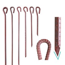 국산 쇠말뚝 27m 10개 철근말뚝 철근팩 단조팩