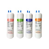 야자수카본 국내생산 현대큐밍 정수기 필터 호환 HP-630SO 전체세트 4개, (나노업그레이드) 9인치단방향4개(630SOHQ)