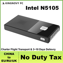 kingnovy m6 미니 pc 11세대 인텔 n5105 2 9ghz windows 11 ddr4 2933mhz nvme ssd 포켓 컴퓨터 hdmi2 0 4k60hz bt5, 8GB ddr4 저장 공간 없음, 윈도우 11 프로