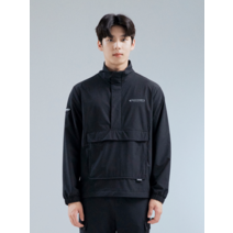 우븐 아웃도어 아노락 (BLACK)