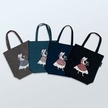 알프스소녀 자수 보조가방(소) 국내생산 데일리 토트백 숄더백