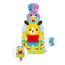강아지 팔다리움직임 줄당기기 발달교구 기초 글자 모음 배우기 놀이학습 집중력 자음, 1개