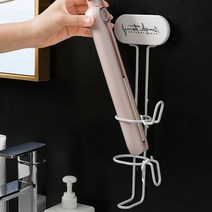 드라이기 거치대 욕실 화장실 벽걸이 수납 보관함 부착식, 1개