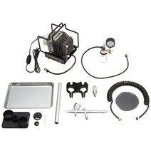 GSI 크레오스 Mr. 리니어 컴프레서 L5플래티넘 브러시압력계 부착 레귤레이터 세트 PS305