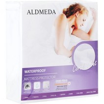 651196 ALDMEDA Coral Velvet Softness Waterproof Mattress Protector Hypoallergenic Cover Vinyl Free K
