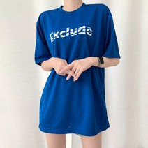 티데일리 남녀공용 익스클루드 에어드라이 라운드 반팔 기능성 쿨링 티셔츠