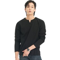 데이블랙 남성용 브이 트임 긴 팔 티셔츠 DBL001101081