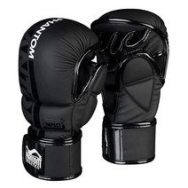 미국발송 Phantom Athletics Phantom MMA Gloves APEX | Professional Gloves for Fight Sparring Boxing Fr, Apex MMA Sparring Black, S/M