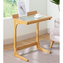 심플 대나무 모루유리 창가 복도 미니 콘솔 60cm(2색) 예쁜 여성 정리장 홈, 다크브라운