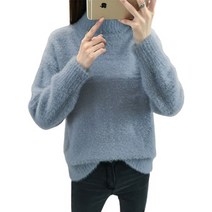 러블로어 페이크 앙고라 소프트 니트