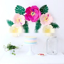 자이언트 플라워 발표회 인테리어 종이 아트 패키지 초대형 수제 무궁화, 02.로즈 핑크 패키지