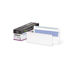 Quality Park #10 Security Tinted Envelopes with Redi-Seal Closure for Business Mailing 24 lb White, 1