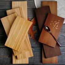 플레이팅 우드 나무 원목 회 고기 스시 김밥 초밥 도마 접시 그릇 플레이트, 16-노멀 나무 접시 1호