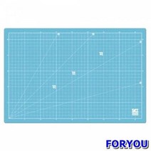 ForU405 윈스타 반투명커팅매트 PVC A3 블루 박스 50개 문구용품 컷팅매트