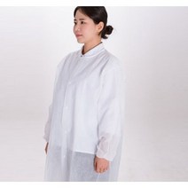 방문자가운 단품 L XL 일회용 위생가운 부직포 위생복 화이트, 1박스 XL(50개입)