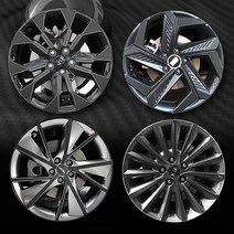 JS automotive 올뉴프라이드 타이어 17인치 휠 마스크 데칼 튜닝 랩핑 스티커 홀로그램 빛반사 카본 시트지 실외 악세사리 장식용품, S타입