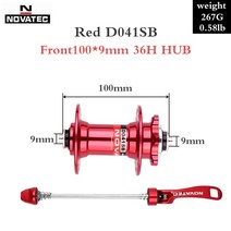 novatec d041sb d042sb 허브 로드 mtb 자전거 디스크 카드 브레이크 허브 283236 구멍 레드 블랙 891011 스피드 마운틴 베어링 허브, 페어 36h 레드
