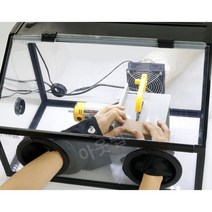 스프레이부스 프라모델도색부스 사포박스 더블팬스프레이부스 샌딩부스 도색부스, 5mm 더스트 박스