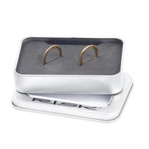 자전거 페달 와셔 녹슬지 않는 부식 방지 티타늄 합금 페달 스페이서 산악 로드 자전거 수리 부품 2 개입, gold, gold