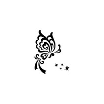 자동차포인트 0246 하트나비 튜닝스티커(S), 블랙