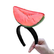 호박 헤드 밴드 박제 과일 만화 머리띠 재미있는 퍼포먼스 헤드 드레스, 수박