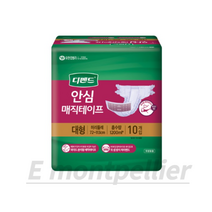 디펜드 프리미엄안심매직테이프 성인기저귀 특대형, 0. 72~113cm Lsize, 10개입, 1개