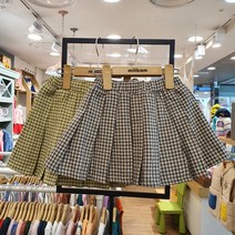 밀리밤 강북점 가을부터 ~겨울까지 체크 치마바지 MLWH22T71