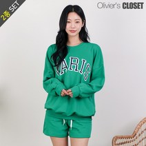 [올리비에클로짓(OLIVIERs CLOSET)] [올리비에스클로젯] 레터링 나염 반바지 트