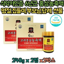고려 홍삼 농축액 중년 노인 상견례 시부모님 선물 진세노나이드 40대 50대 60대 70대 80대 병문안 퇴원 장인어른