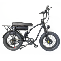 전동자전거 출퇴근자전거 배달전기자전거면세 SMLRO 레트로 카고 전기 자전거 48V 1000W 듀얼 모터 Ebike 1, 07 With Rack B, 01 7