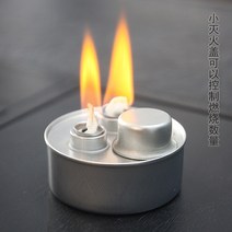 빈티지주전자 금속 빈 알코올 램프 대형 환경 보호 오일 열원 야외 철 냄비 난방 절연 용광로 여러 심지, [12] 화살 심지 10개(금속 램프에 적합)