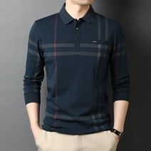 2020 새로운 남성 티셔츠 긴 소매 순수한 면화 티셔츠 탑 봄과 가을 유행 단일 조각 얇은