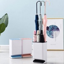 3color 가정용 인테리어 정리용품 우산정리 우산꽂이 수납장 자동포장기 심플, 핑크