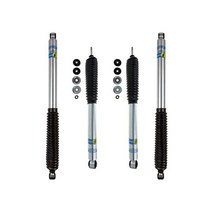 Bilstein Shocks 5100 Monotube 가스 충격 세트 2005-2016 Ford F250 / F350 4WD 픽업과 호환 가능, 실버