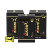 익수제약 익수 인삼 녹용환 3통 (총 150환) 녹용 300mg 녹용단 침향환 침향단, 단품없음,선택완료, 50개, 3.75g