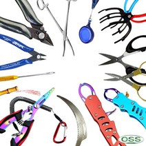 낚시공구 소품 총 (핀온릴 가위 포셉 립그립 바늘빼기), 20. 듀랄루민 물고기집게(대형)