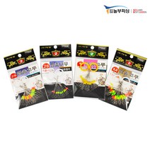 해동 찌멈춤고무 4종 찌 스토퍼 멈춤고무, 일자칼라멈춤고무/0.2호 - 0.6호