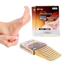 해피스토어 발바닥패치 자기파스자석 10매입 (발바닥 근육통증 완화 혈액순환 개선 600 가우스 의료용 자기발생기 패치), 3개