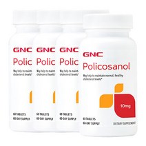 [지앤씨] 폴리코사놀 엑스트랙트 10mg 60알 x4, 단품, 단품