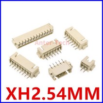 20Pcs JST XH 2.54mm 2/3/4/5/6/7/8/9/10/11/12 핀 SMD 터미널 플라스틱 쉘 수 플러그 커넥터 XH2.54 2 P 3P 4P 5P 6P 7P 8P, 12P