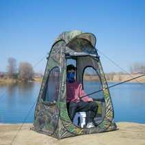 텐트 고강마루 6인용 방수 보온 바닥 낚시용, 이중 모기 방지금 인상