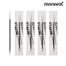 모나미 153 영심 리필 0.7mm 12입, 블랙, 15세트